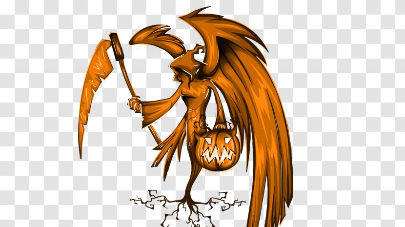 Halloween Calabaza Boszorkxe1ny Jack-o-lantern Illustration - Art - Wings Witch Transparent PNG