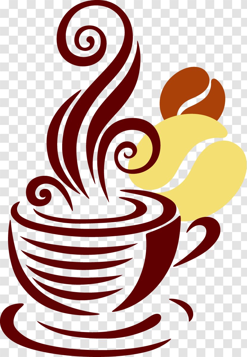 Coffee Cup Cafe Mug - Art - Variety Shape Transparent PNG