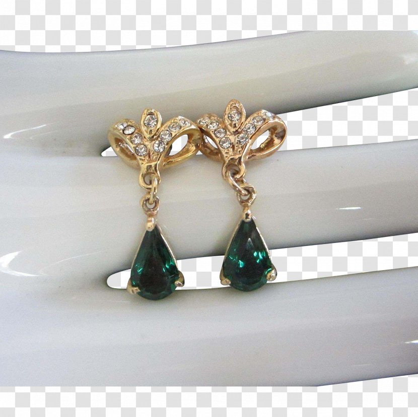 Emerald Earring Green Jewellery Imitation Gemstones & Rhinestones - Necklace Transparent PNG