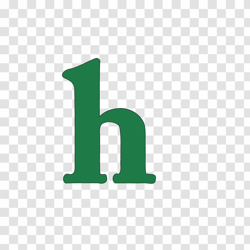 H Letter Case Clip Art - Grass - Initials Transparent PNG