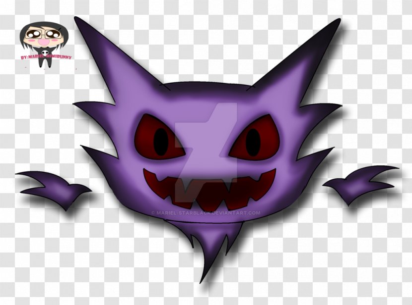 Haunter Gengar Character Pokémon Clefairy - Violet Transparent PNG