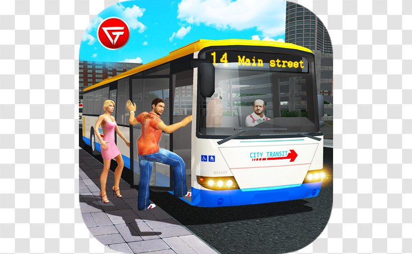 Bus Simulator 2018-Free Game City 2010 Driving School 2017: 3D Parking Drive - Passenger Transparent PNG