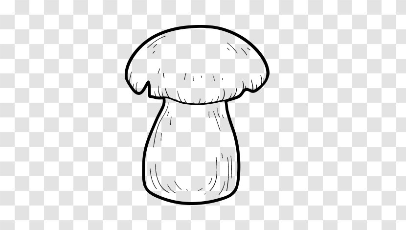 Drawing Edible Mushroom Line Art Boletus Edulis Transparent PNG
