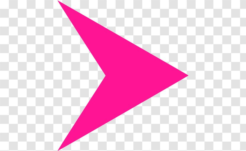 Triangle Font - Pink Transparent PNG