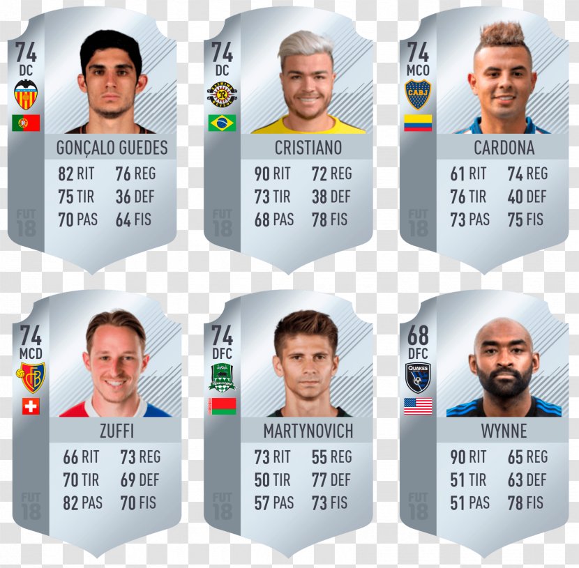 FIFA 18 Football Player Team Silver - Ultimate - Players Transparent PNG