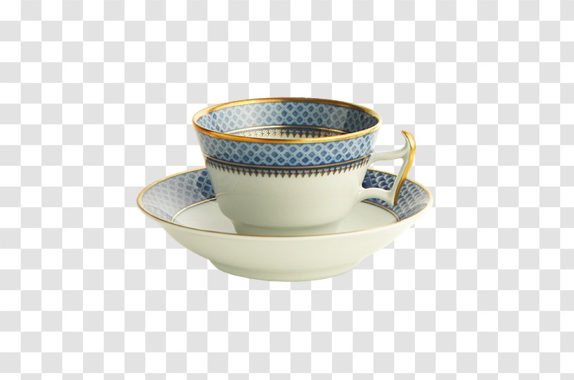 Coffee Cup Saucer Porcelain Teacup Tableware - Serveware - Plate Transparent PNG