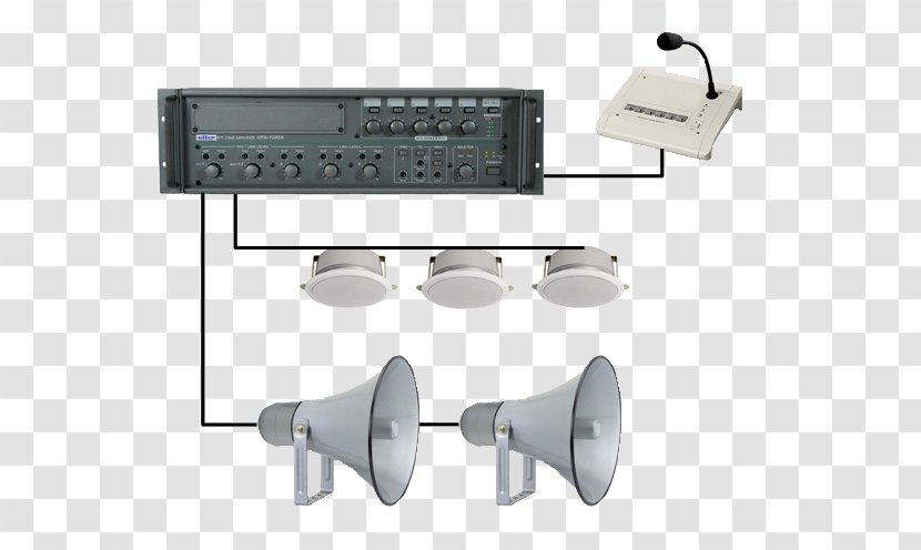 Public Address Systems Microphone Sound Closed-circuit Television - Security Transparent PNG