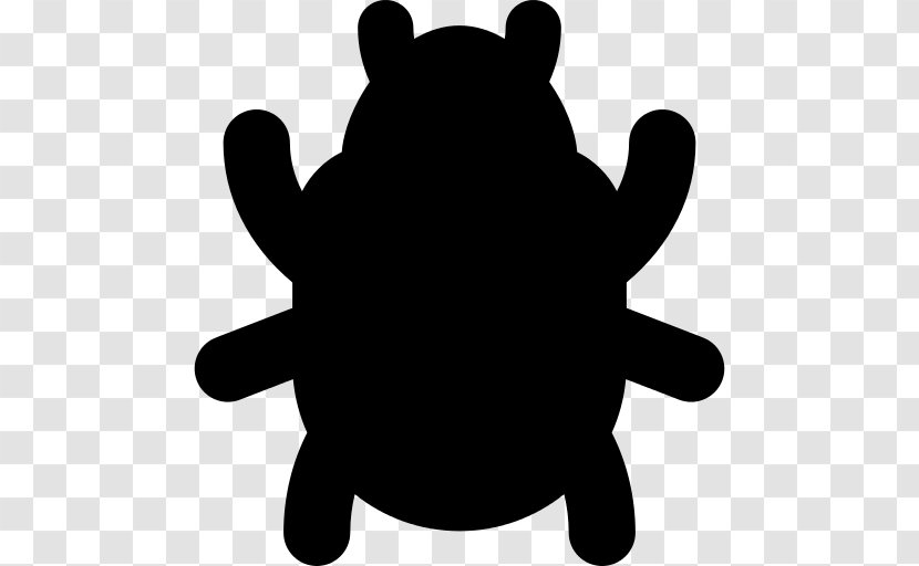 Bug Silhouette Icon - Thumb - Hand Transparent PNG