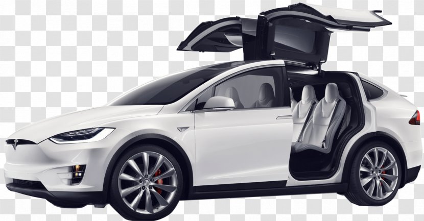 Tesla Motors 2018 Model X Car S - Sedan Transparent PNG