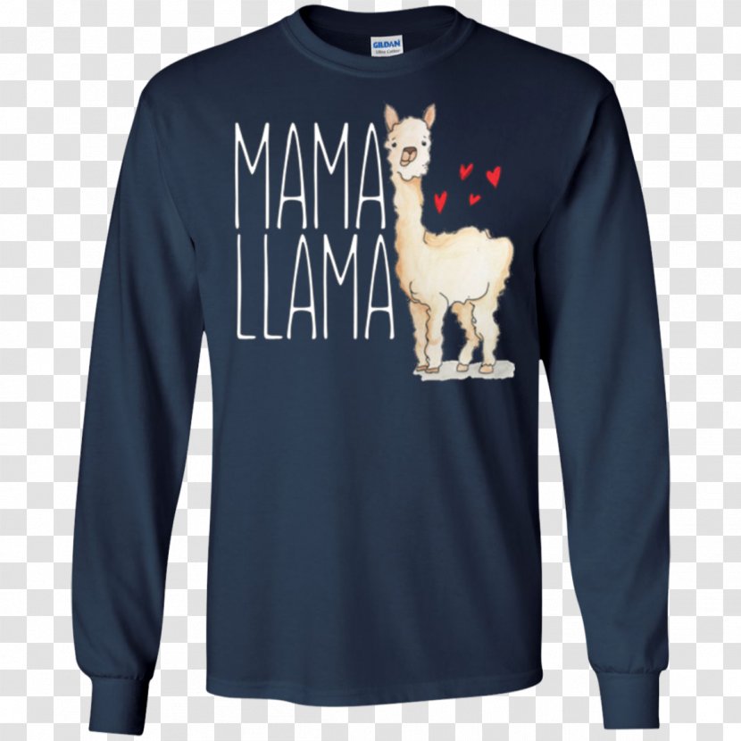 T-shirt Hoodie Father Grandparent - Shirt - Cute Llama Transparent PNG