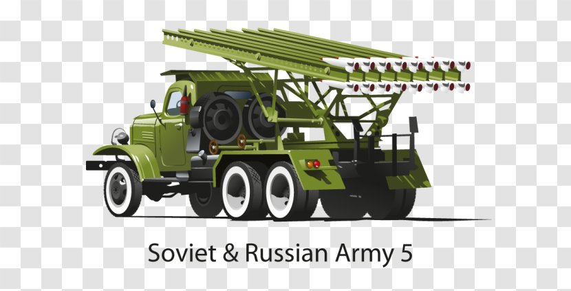 Military Vehicle Katyusha Rocket Launcher - Car - Soviet Army Transparent PNG