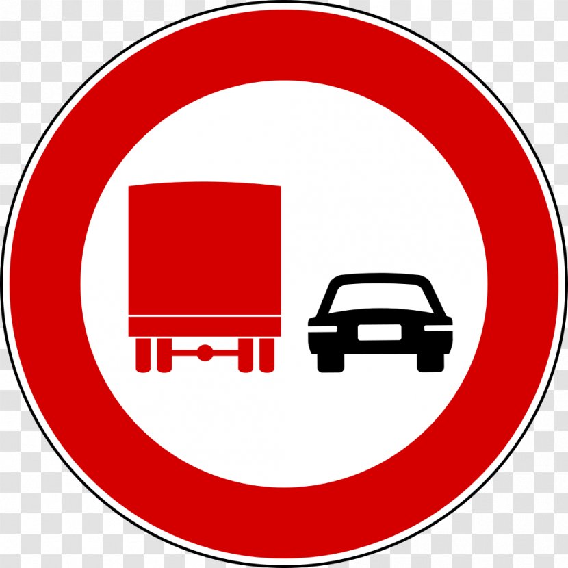 Traffic Sign Italy Truck Overtaking Transparent PNG