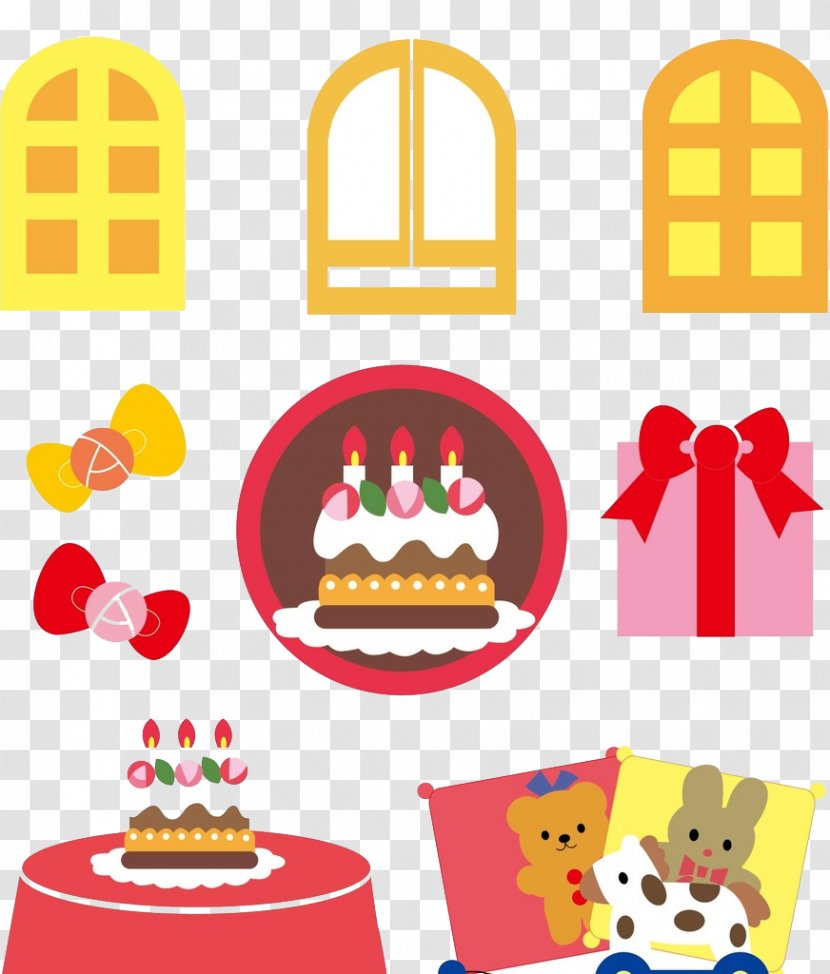 Cake Cartoon - Gratis - Creative Gift Windows Transparent PNG