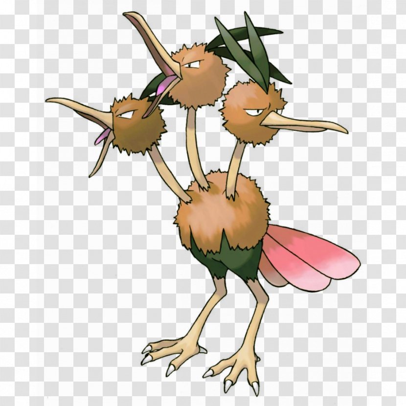 Pokémon Red And Blue Adventures GO Dodrio - Insect - Pokemon Go Transparent PNG