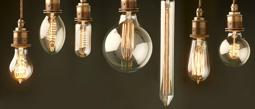 Incandescent Light Bulb Edison LED Lamp Lighting Transparent PNG