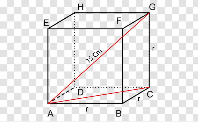 Cube Cuboid Area Edge Two-dimensional Figures - Surface Transparent PNG