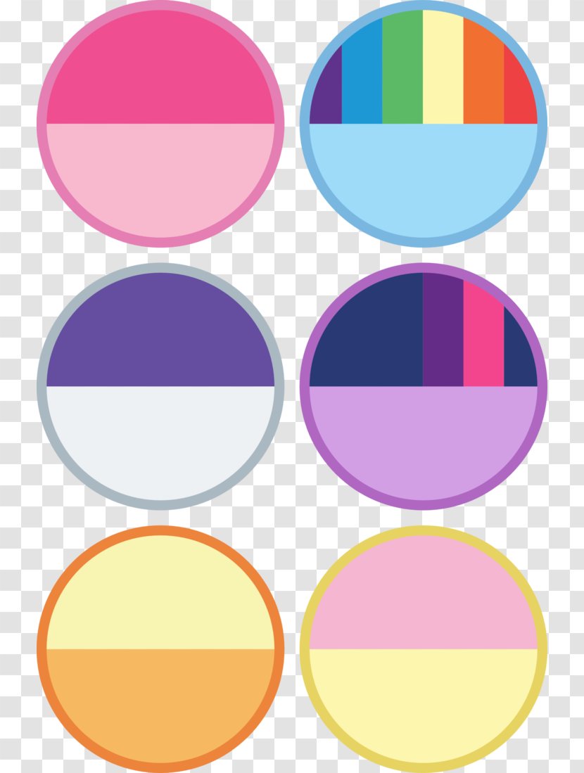 Color Scheme Pony Rainbow Dash - Colored Mane Transparent PNG