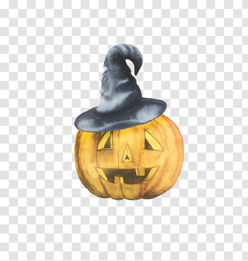 Jack-o-lantern Calabaza Halloween Pumpkin Hat - Gourd Transparent PNG