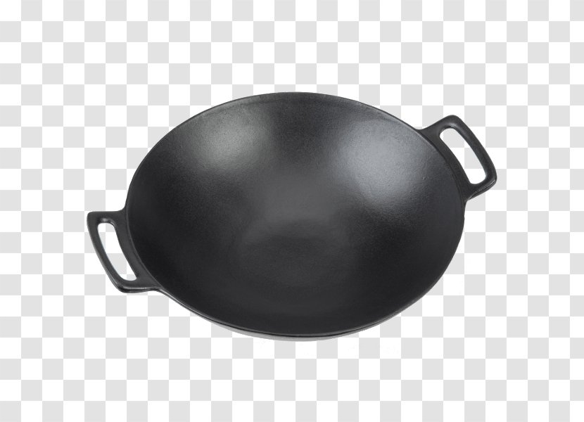 Wok Barbecue Cast Iron Frying Pan Gridiron - Nonstick Surface Transparent PNG