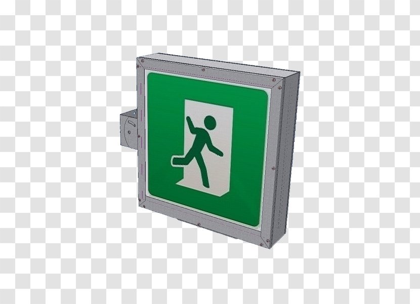 Exit Sign Tunnel Emergency Light-emitting Diode - Computer Monitors Transparent PNG