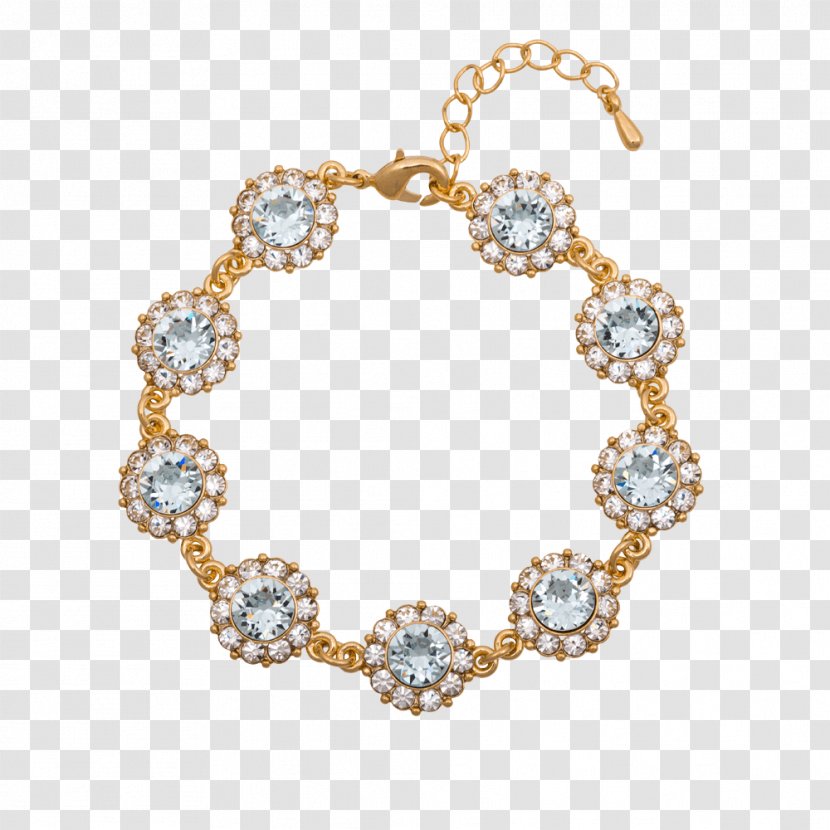 Earring Bracelet Jewellery Gold Silver - Crystal Transparent PNG