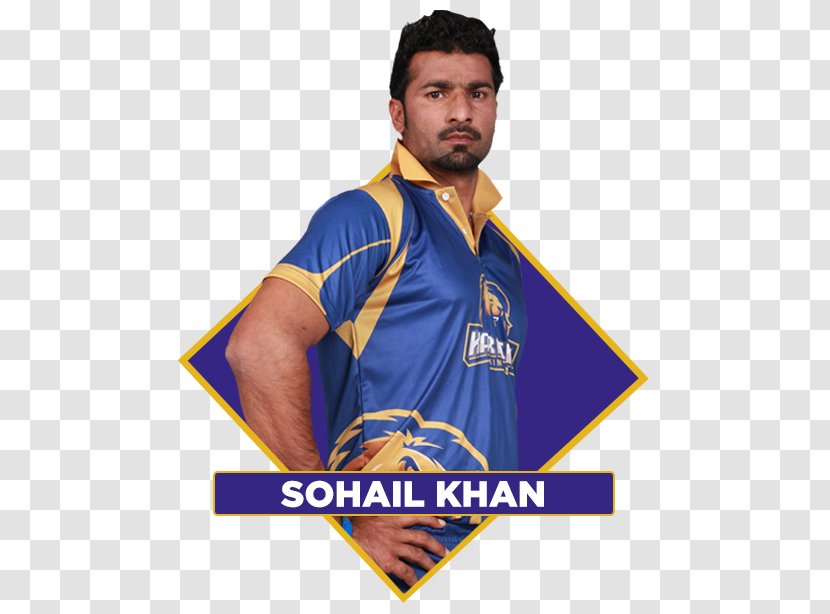 Sohail Khan 2017 Pakistan Super League Karachi Kings 2016 National Cricket Team - Neck Transparent PNG