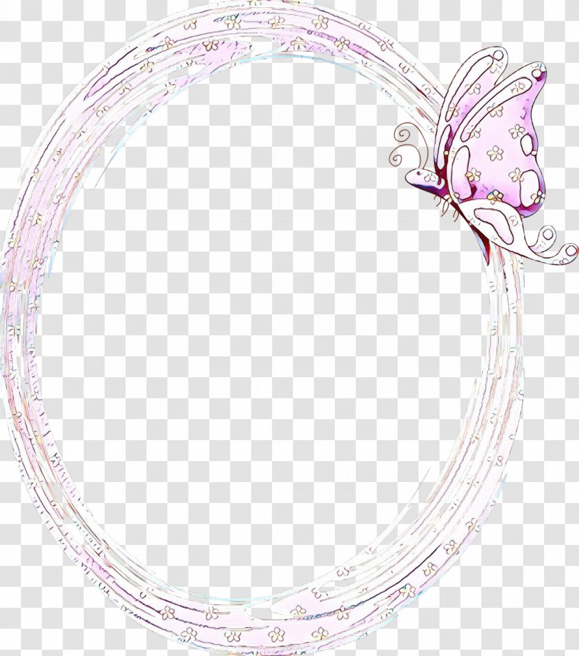 Pink Circle - Ear - Body Jewelry Transparent PNG