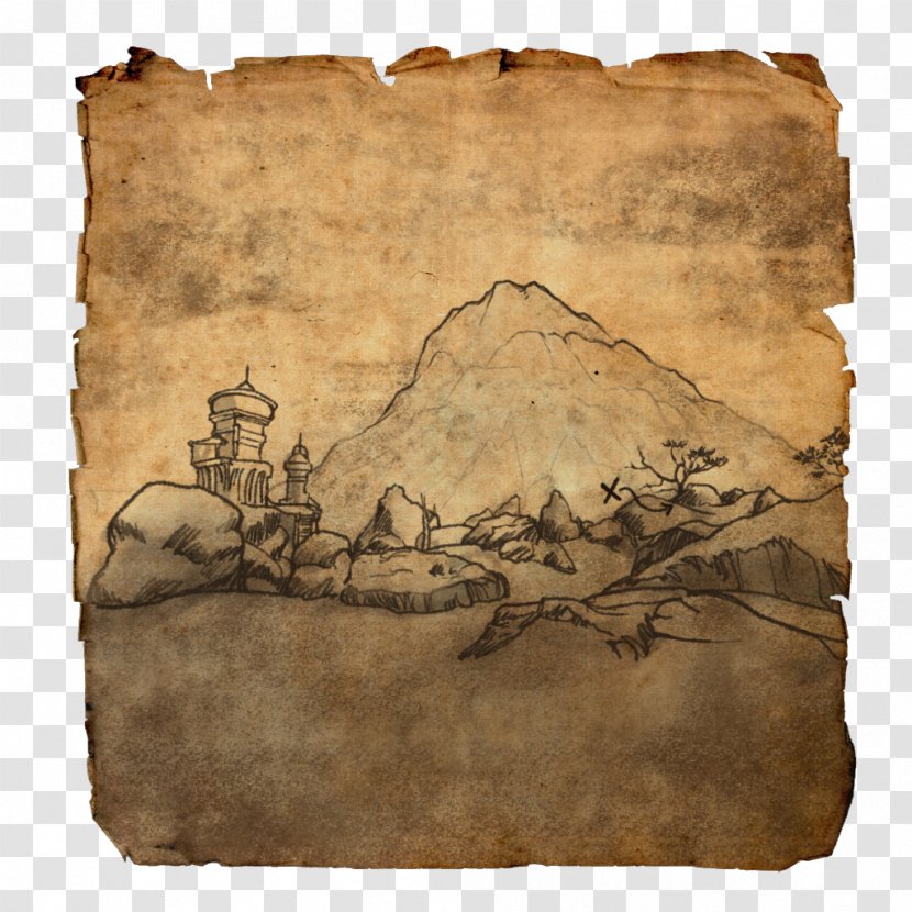 Elder Scrolls Online: Morrowind The III: V: Skyrim Online Treasure Map - V Transparent PNG