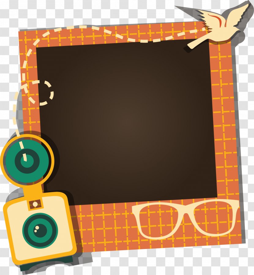 Picture Frame Royalty-free Illustration - Ornament - Red Camera Card Transparent PNG