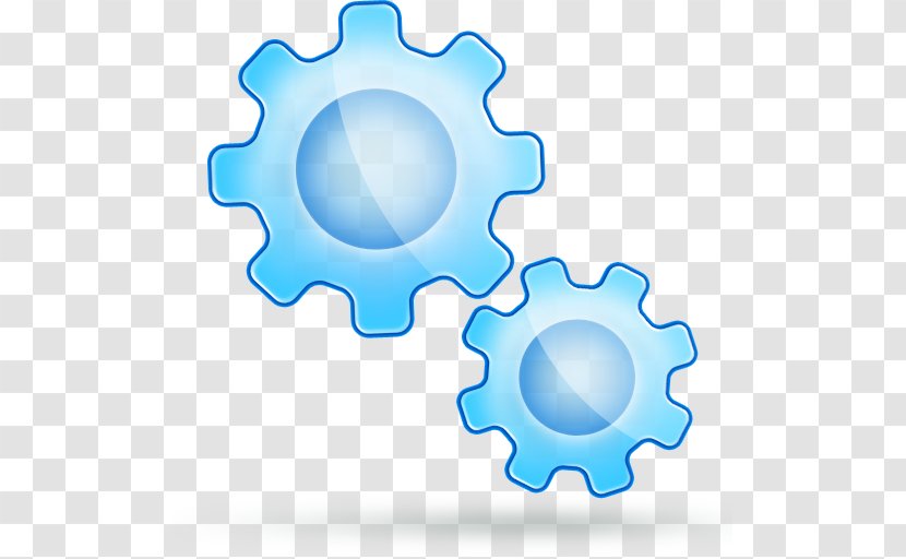 Gear Icon Design Download - Orange - Gears Transparent PNG