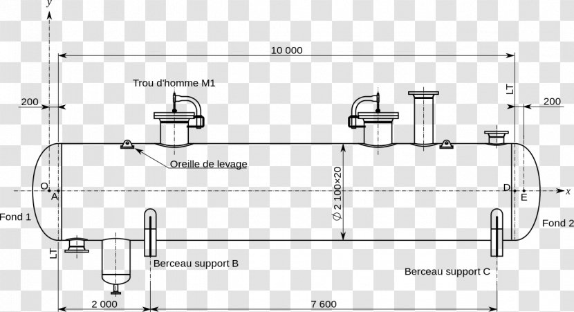 Gastroesophageal Reflux Disease Technical Drawing Dessin D'ensemble - Plan - Meca Transparent PNG