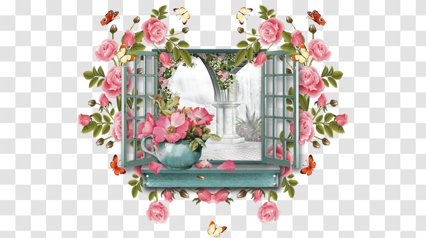 Clip Art Window Rose Flower Image Transparent PNG