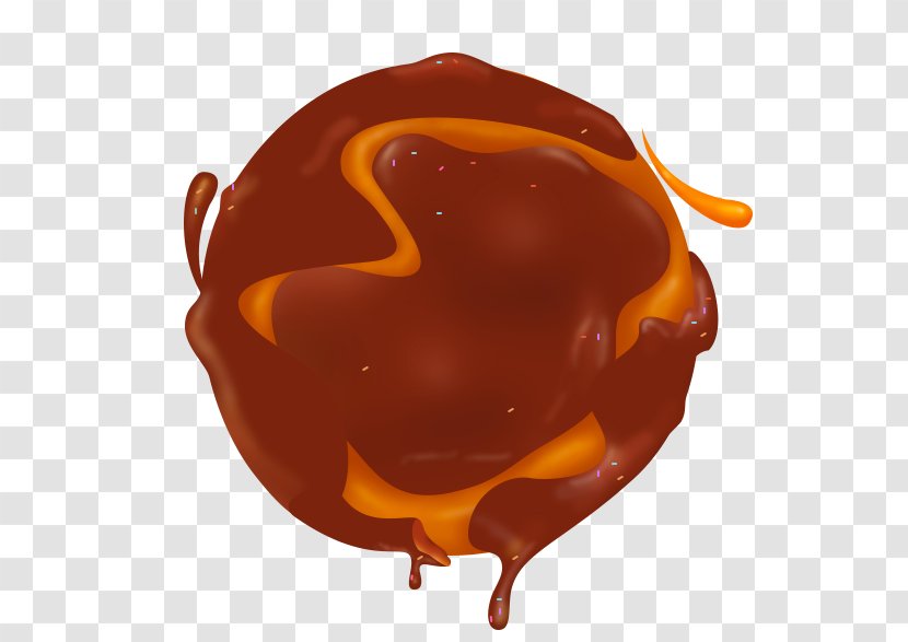 Chocolate Syrup Fudge Sundae Fountain - Drawing - Cartoon Transparent PNG