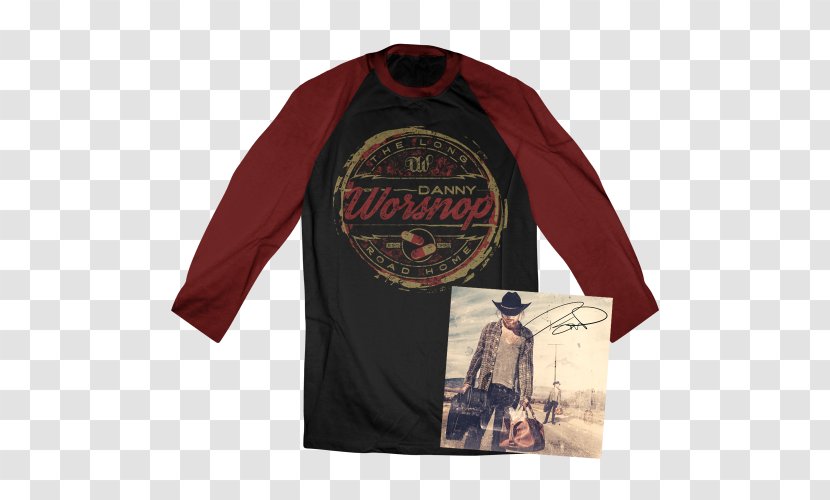 T-shirt The Long Road Home Sleeve Earache Records - Longsleeved Tshirt Transparent PNG
