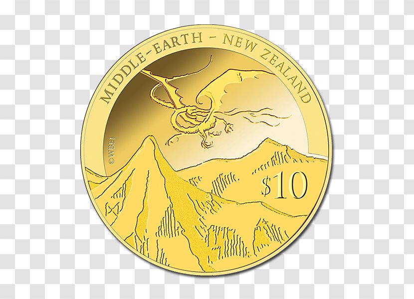 Gold Coin Smaug The Hobbit Beorn - Metal Transparent PNG