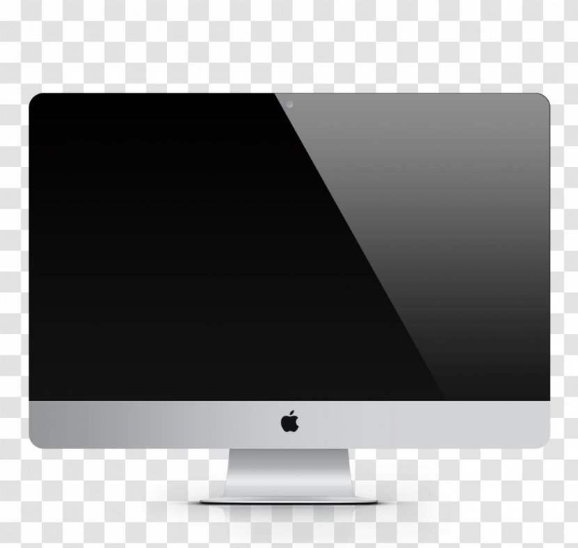 LED-backlit LCD Apple Computer Monitor Display Device - Output Transparent PNG