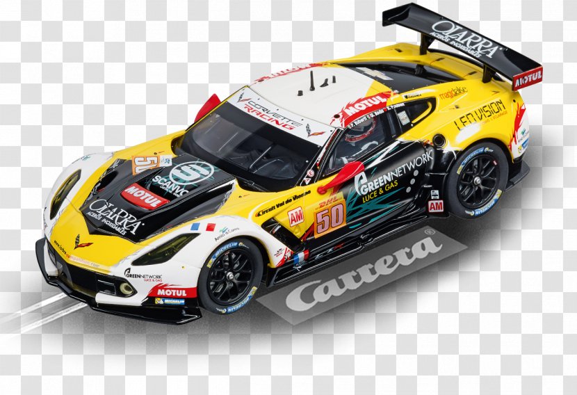 Chevrolet Corvette C6.R C7.R Car Stingray - Scalextric Transparent PNG