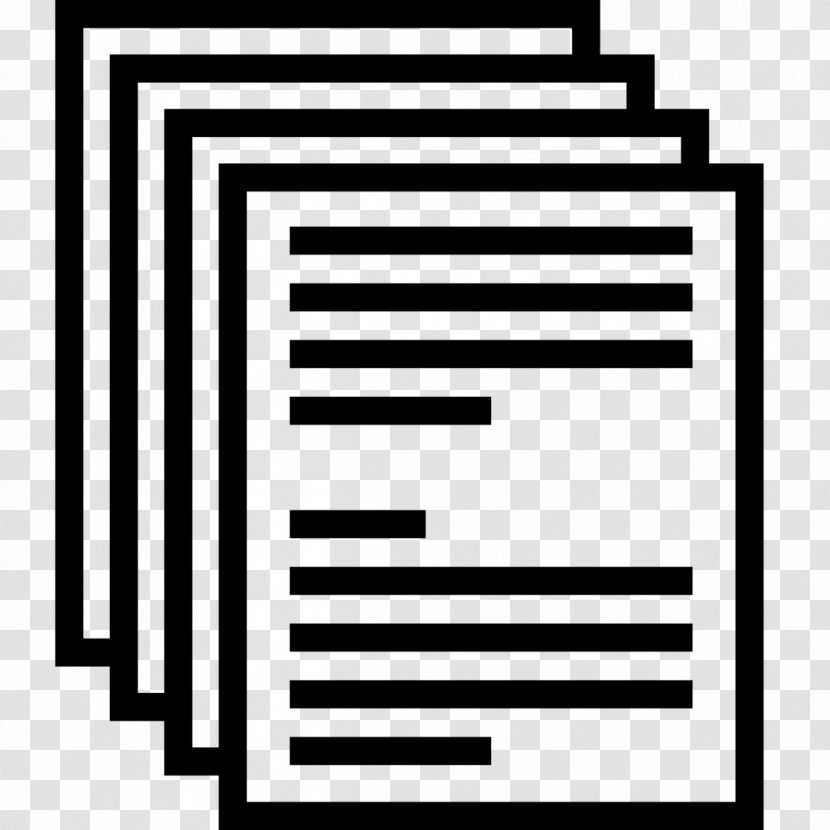 Form Paper Document Tax - Black And White Transparent PNG