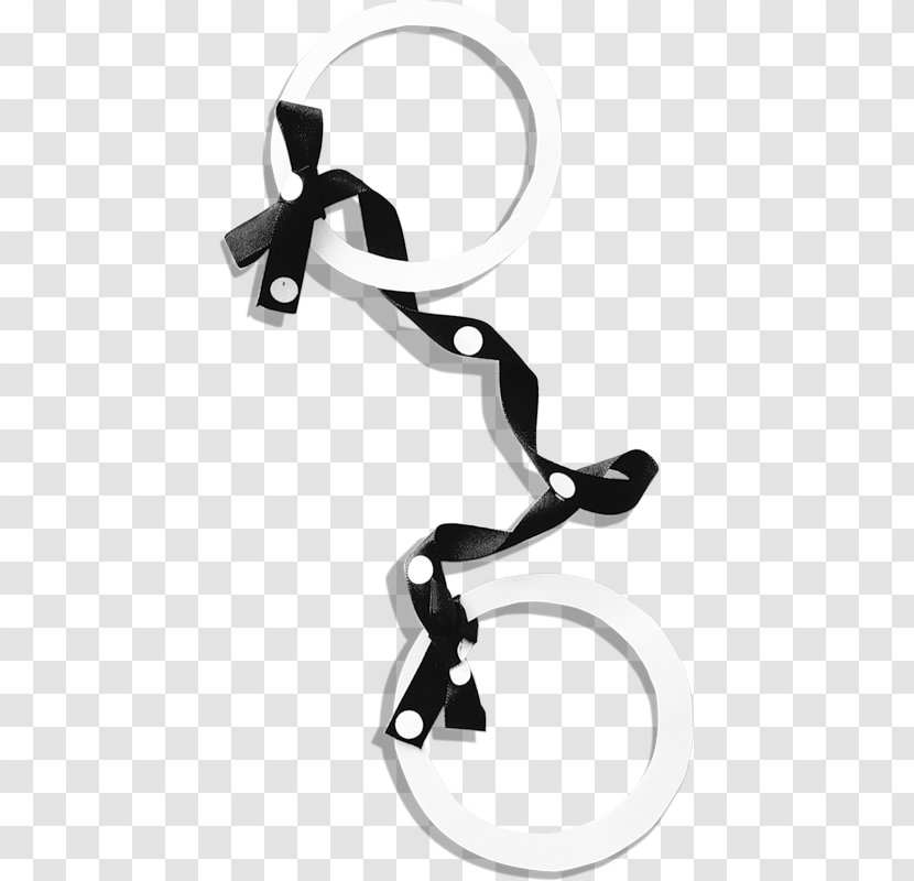 Black And White Clip Art - Butterfly Loop - Fashion Accessory Transparent PNG