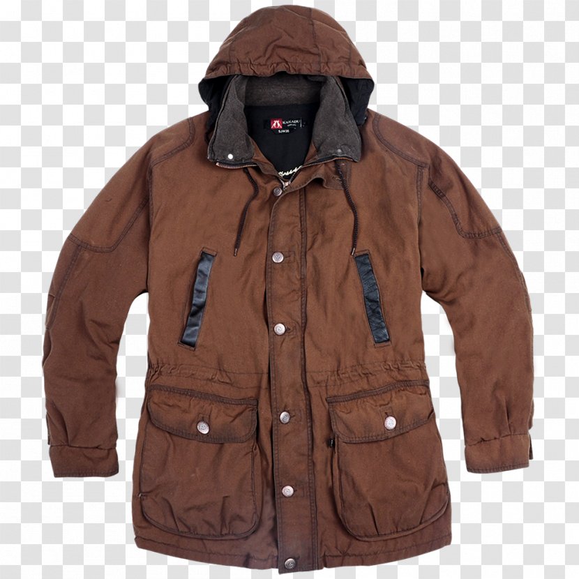 Oilskin Coat Jacket Shearling Clothing - Sleeve Transparent PNG