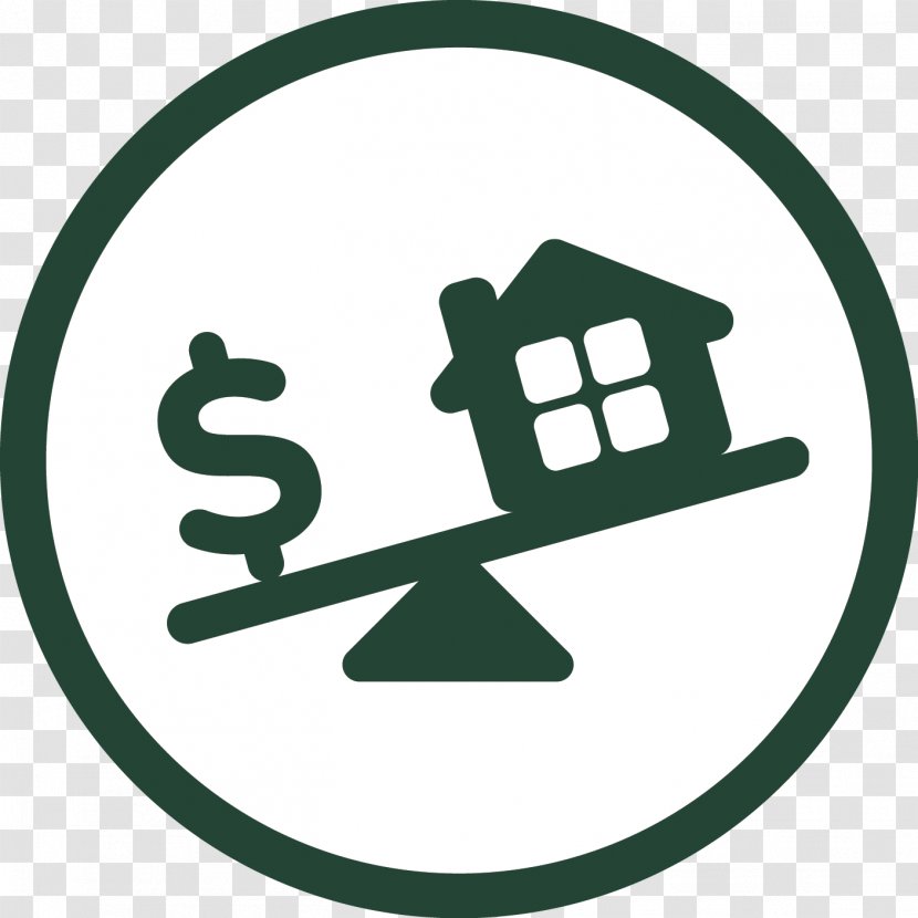 Measuring Scales House Home Real Estate - Sign - Dollar Transparent PNG