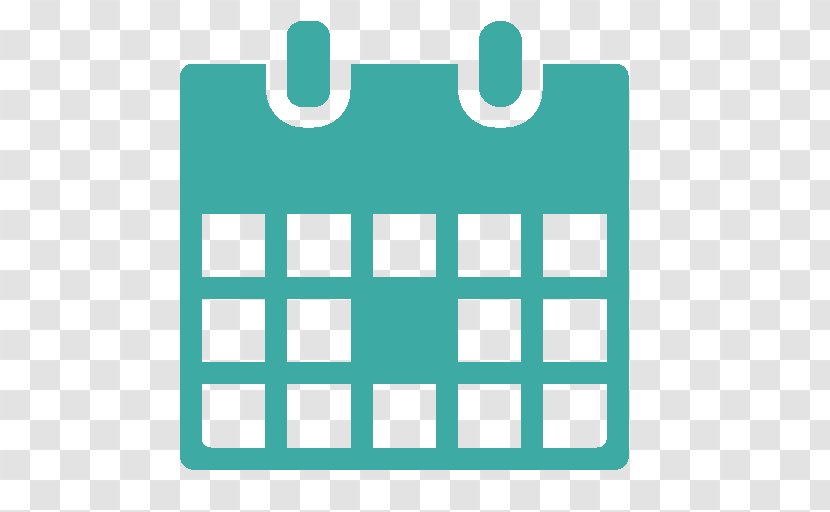 Google Calendar Date Time - Aqua - Schedule Transparent PNG