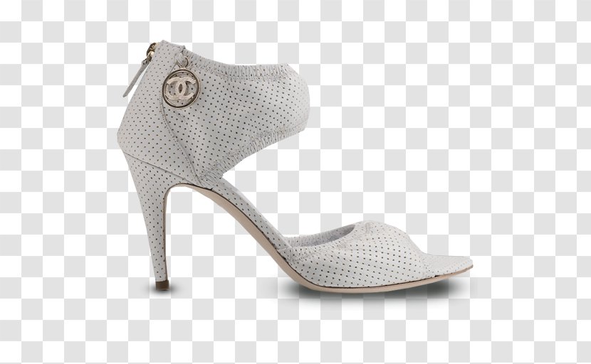 Walking Shoe Sandal Beige - Chanel - WHITE SHOE Transparent PNG