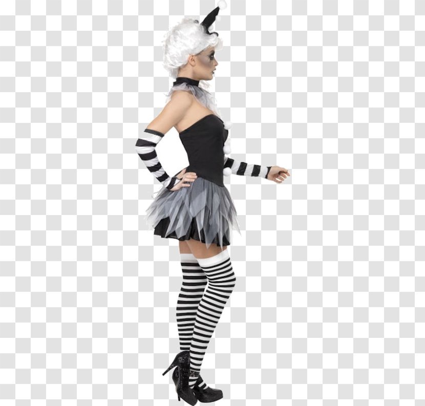 Pierrot Halloween Costume Clown Adult - Flower Transparent PNG