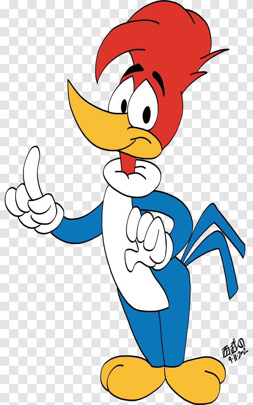 Woody Woodpecker Chilly Willy Drawing Cartoon - Area Transparent PNG