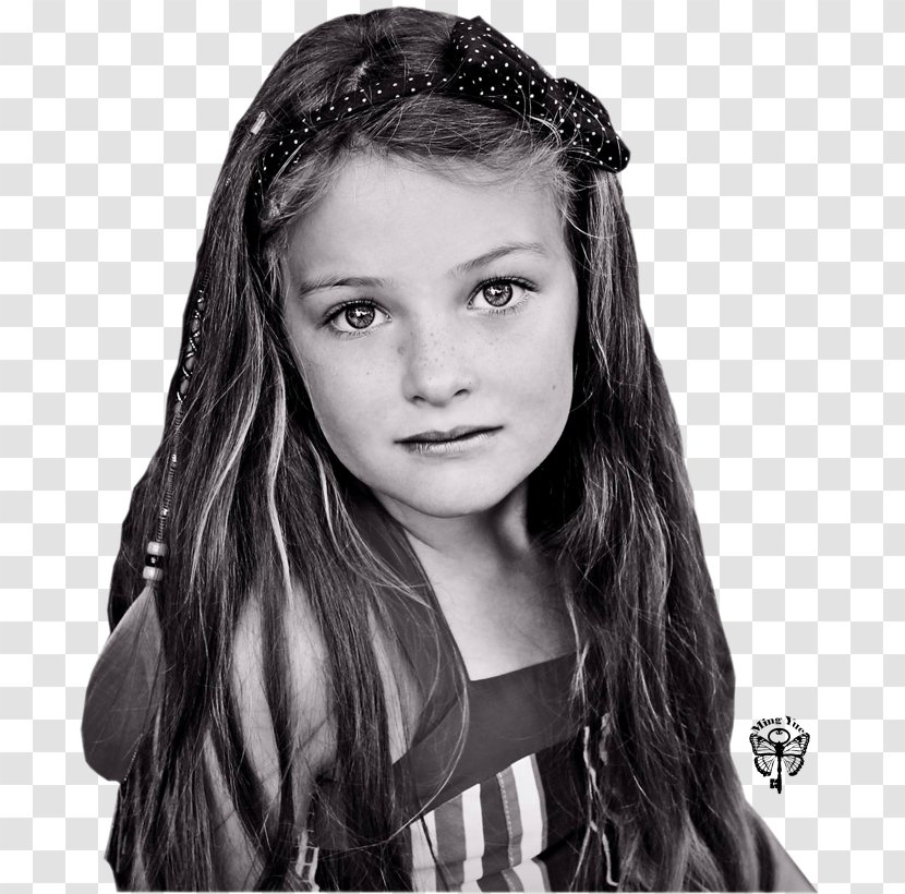 Long Hair Portrait Photography Black - Watercolor Transparent PNG