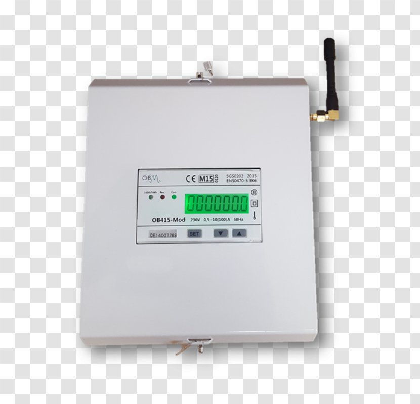 GSM General Packet Radio Service Roaming SIM Electricity Meter Multi-band Device - Modem - 125meter Band Transparent PNG