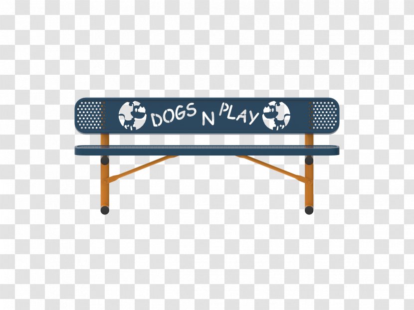 Dog Park Bench Table - Expanded Metal Transparent PNG