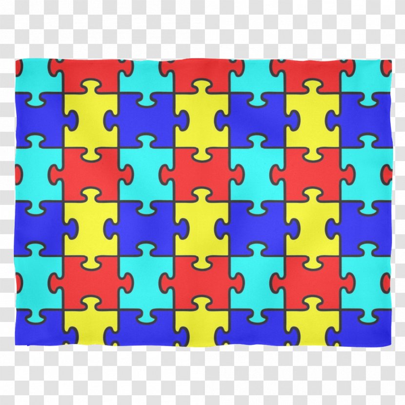 Textile Rectangle Heart Autism Transparent PNG