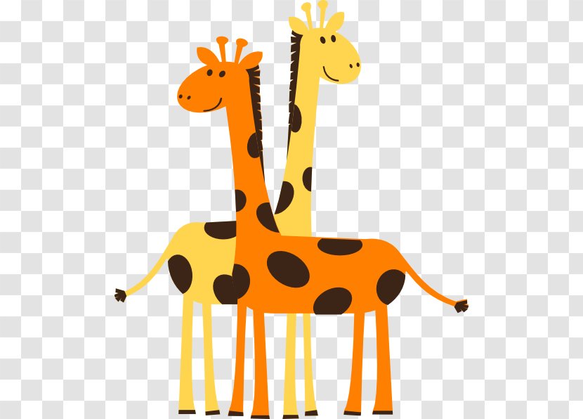 Baby Giraffes Clip Art - Giraffidae - Vector Giraffe Transparent PNG